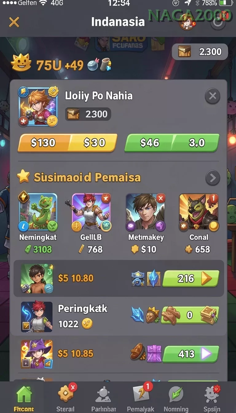 Cuplikan layar 369ZK — aktivitas