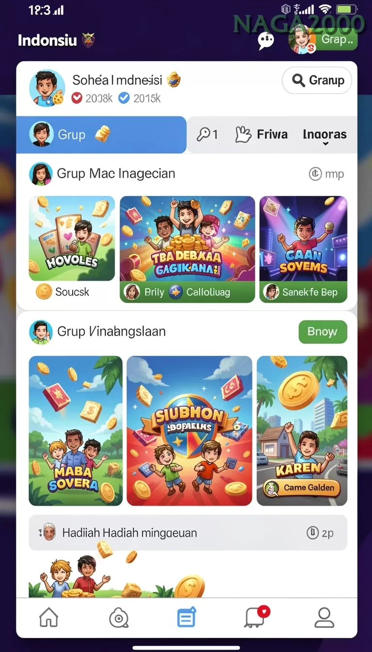 Cuplikan layar JKTGAME — pengaturan akun