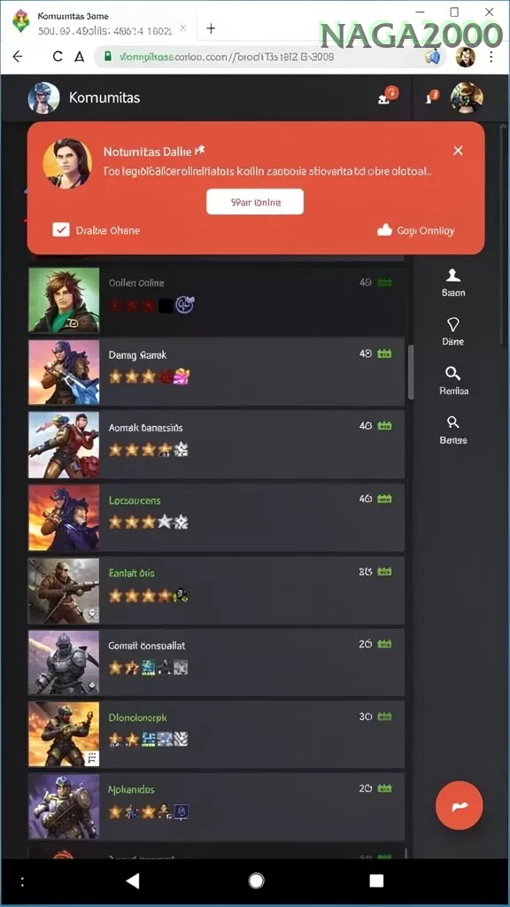 Cuplikan layar HOKIHEBAT — menu navigasi